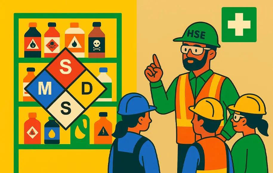 برگه اطلاعات ایمنی مواد یا MSDS چیست؟