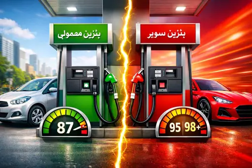 تفاوت بنزین سوپر و معمولی
