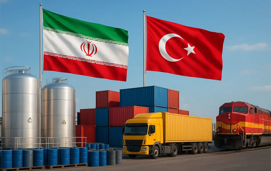 صادرات مواد شیمیایی به ترکیه