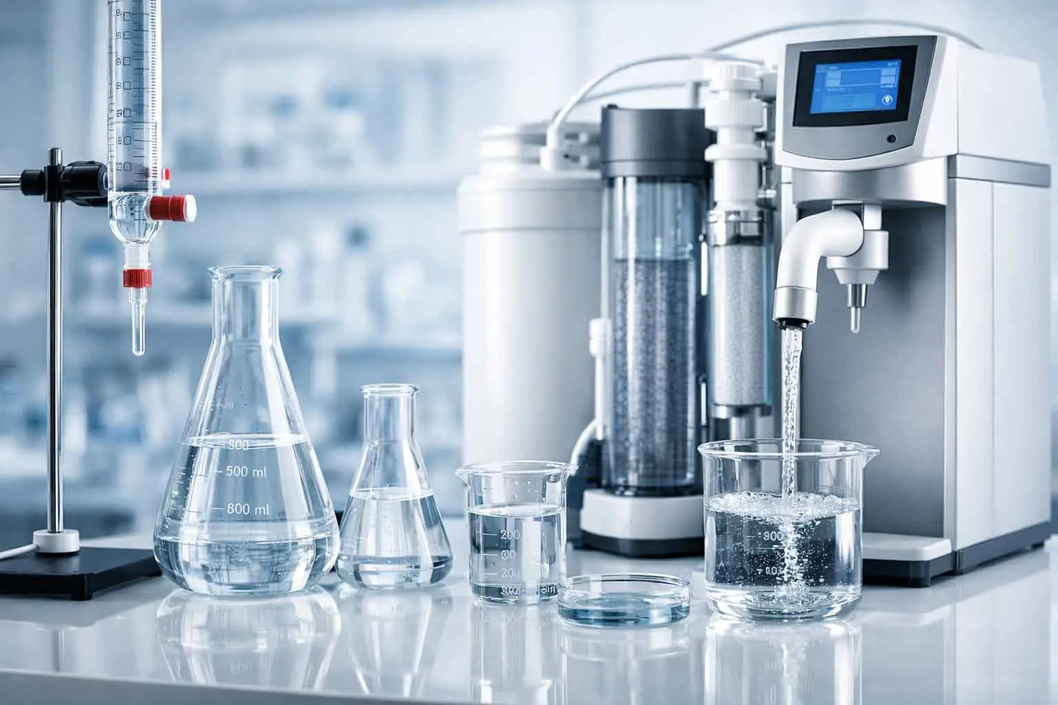 چگونه در آزمایشگاه آب فوق خالص به دست آوریم