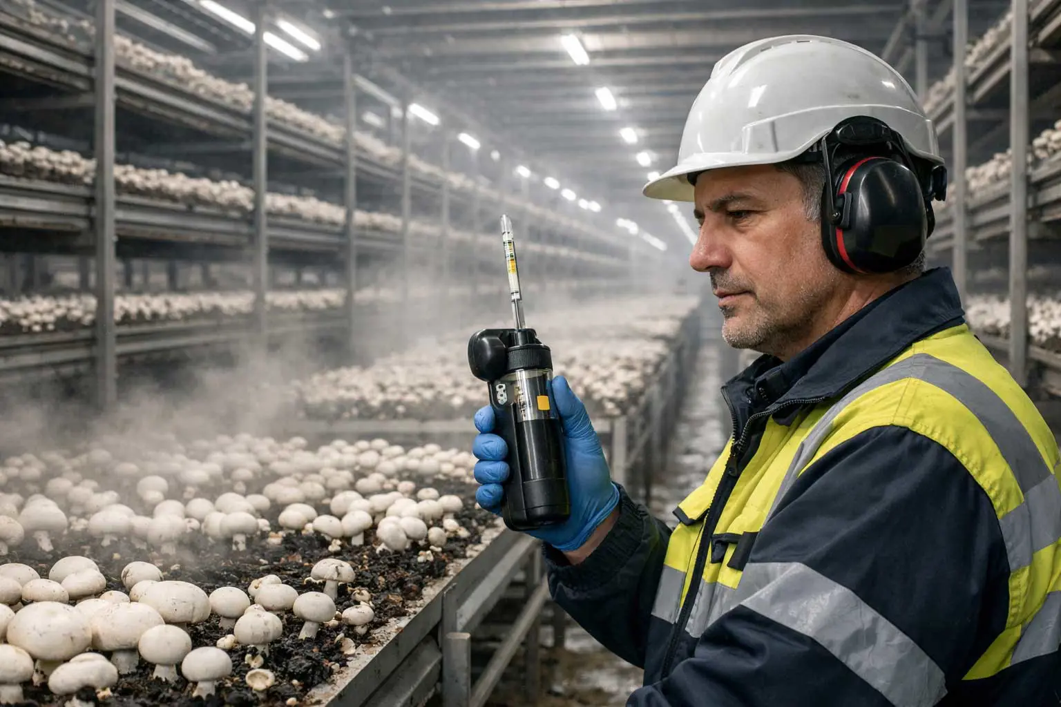 دتکتور تیوب آمونیاک برای سالن پرورش قارچ