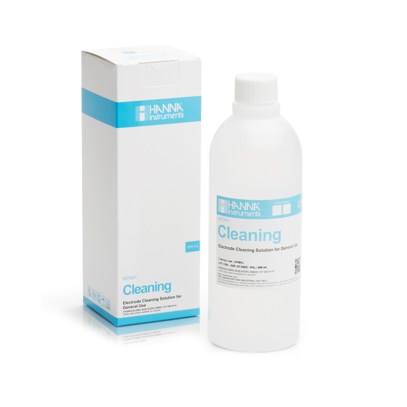 محلول تمیز کننده الکترود pH ساخت Hanna کد HI7061L