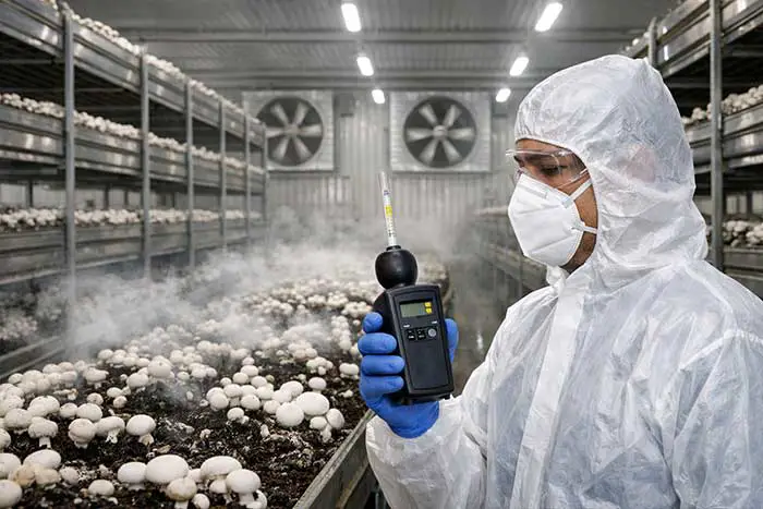 دتکتور تیوب آمونیاک برای سالن پرورش قارچ