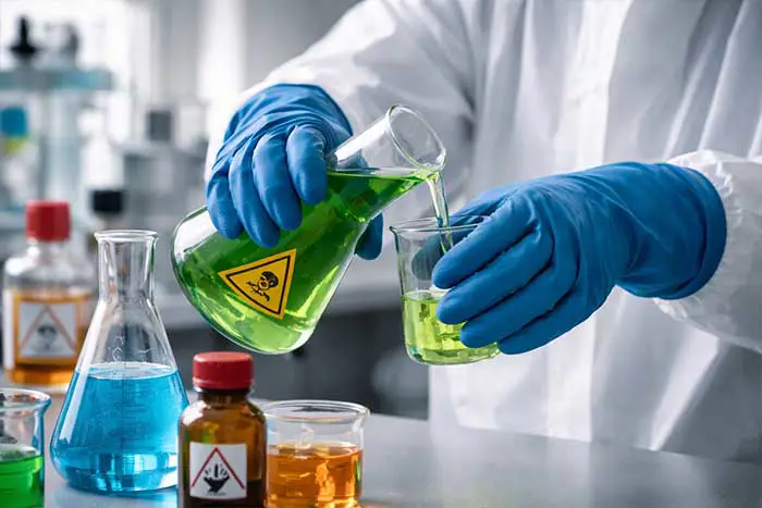 دستکش کار با مواد شیمیایی