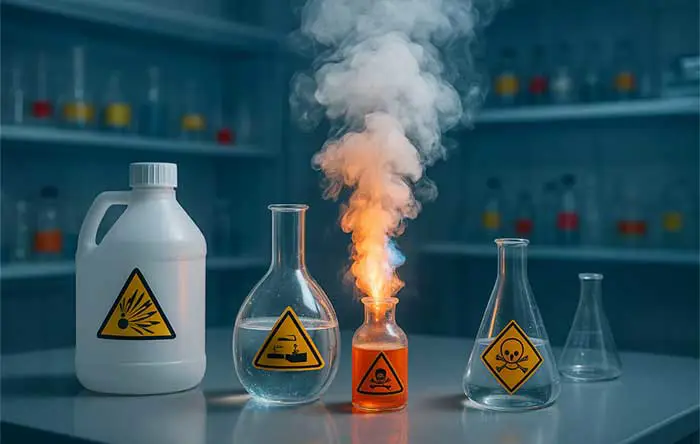 مواد شیمیایی ناسازگار با هم