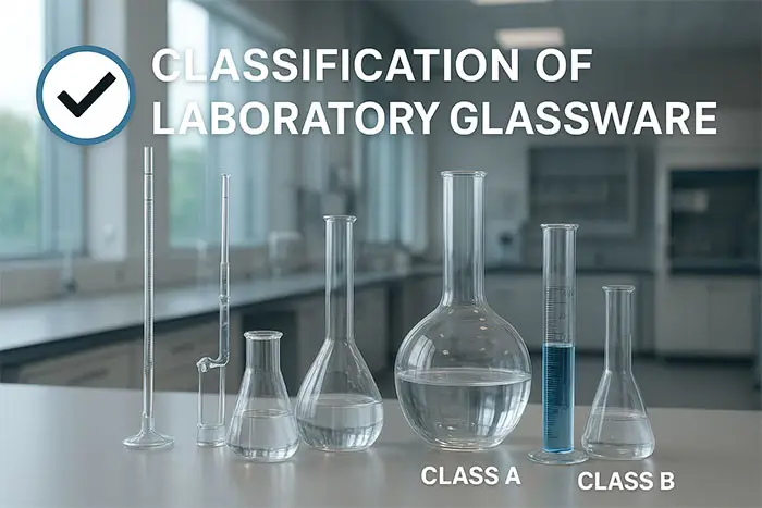 کلاس بندی شیشهآلات آزمایشگاهی